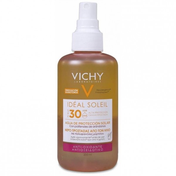 Vichy Idéal Soleil Agua Protectora Antioxidante Spf 30, 200 Ml