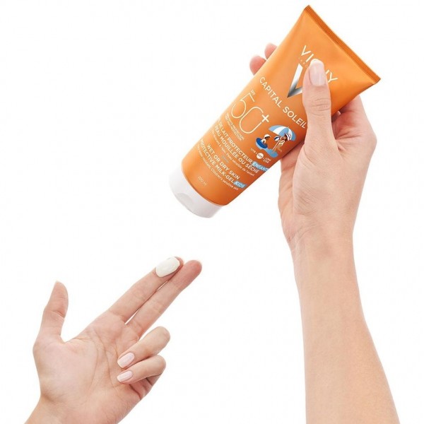Vichy Capital Soleil Leche-Gel Wet Or Dry Skin Para Niños Spf50+ 200Ml