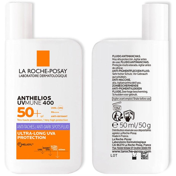 Anthelios Uv-Mune 400 Fluido Antimanchas Spf50+ 50 Ml