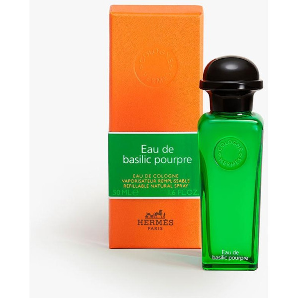 Eau De Basilique Pourpre Eau De Cologne Vaporizador Refillable 50 Ml
