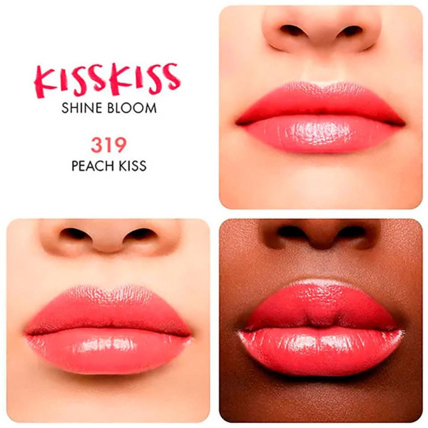 Kisskiss Shine Bloom Barra De Labios Brillo 319-Peach Kiss 3,2 Gr