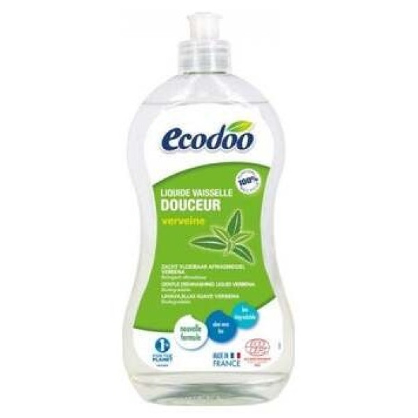 Ecodoo Lavavajillas Suave Aloe Vera Verbena 500Ml