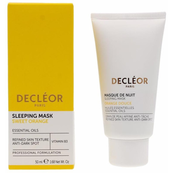 Orange Douce Masque De Nuit Hydratant 50 Ml