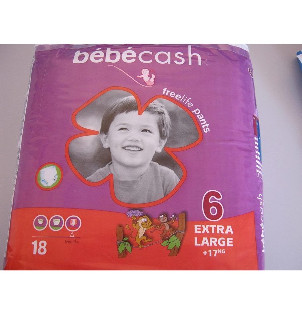 Freelife Bebecash Pañal Infantil Pants (+18 Kg Xl 22 U)