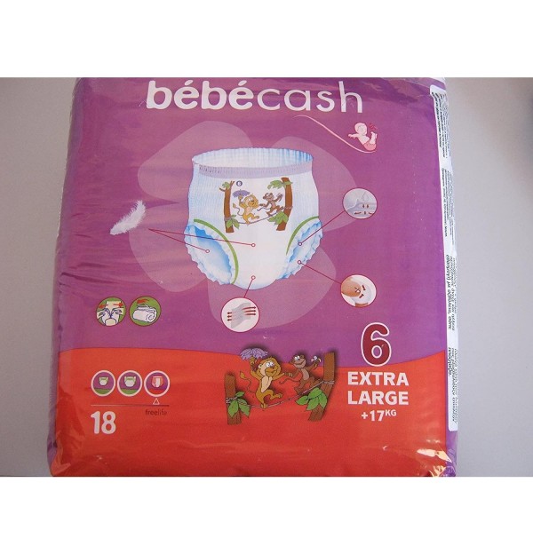 Freelife Bebecash Pañal Infantil Pants (+18 Kg Xl 22 U)