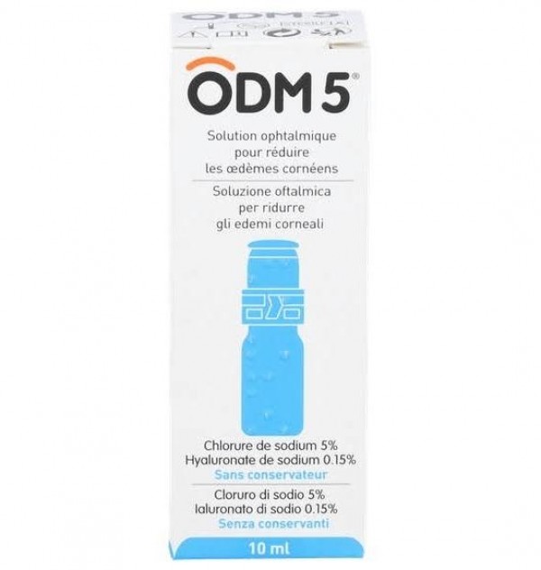 Odm 5 Antiedema Corneal - Solucion Oftalmica Hiperosmolar (1 Frasco Multidosis 10 Ml)