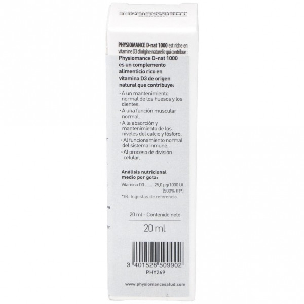 Physiomance D-Nat 1000 Gotas 20Ml.