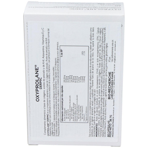 Oxyprolane Dermic 60Cap.