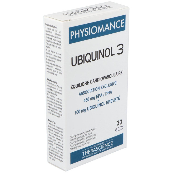 Physiomance Ubiquinol 3 30Cap.