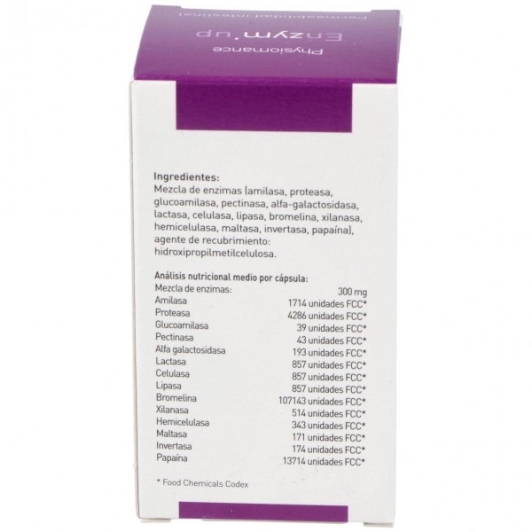 Therascience Physiomance Enzymup 60 Capsulas