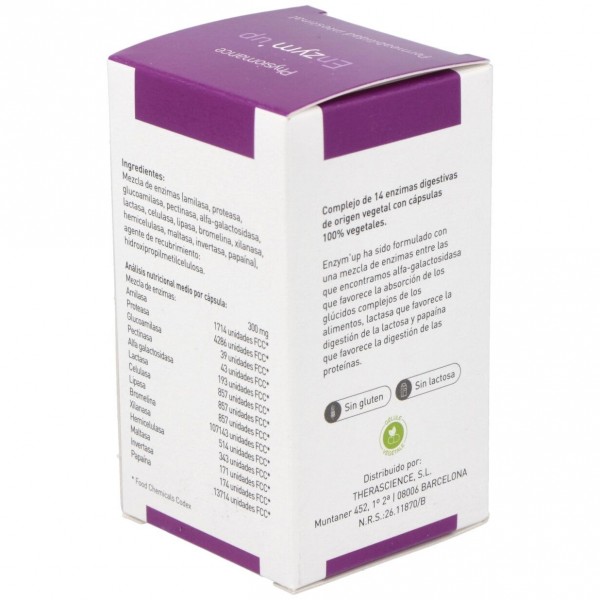 Therascience Physiomance Enzymup 60 Capsulas