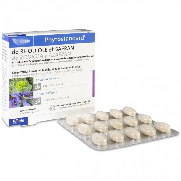 Pileje Phytoprevent Phytostandard Rhodiole Y Safran 30 ComprimS