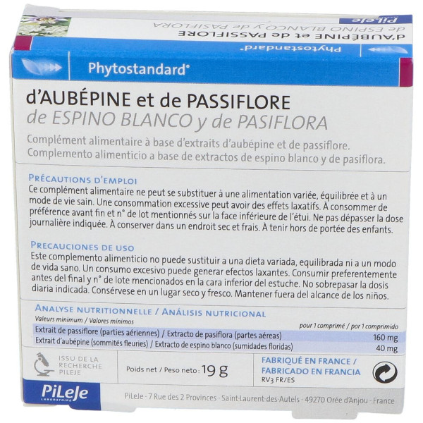 Phytostandard Espino Blanco-Pasiflora 30Comp.
