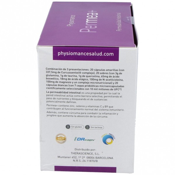 Physiomance Permea+ 20 Sobre + 20Caps + 20Cpr