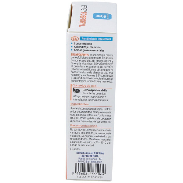 Nutergia Ergyfosforyl 60Cáps