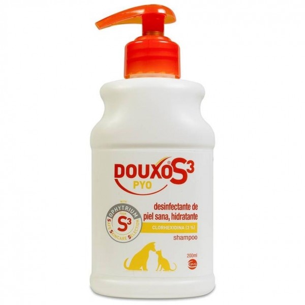 Douxo S3 Pyo Champú Dermatologico Para Perros Y Gatos, 200 Ml