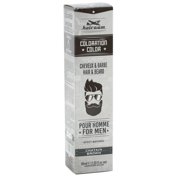 Coloration Tinte Para Barba Y Cabello 4-Castaño 60 Gr
