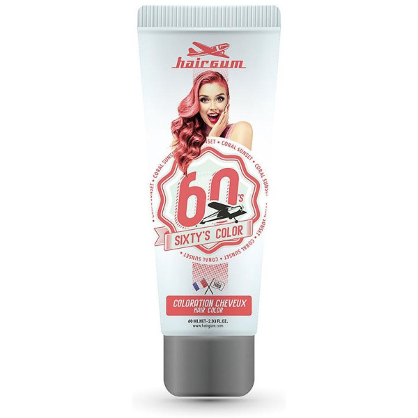 Hairgum Sixty'S Color Hair Color Color Sunset 60Ml