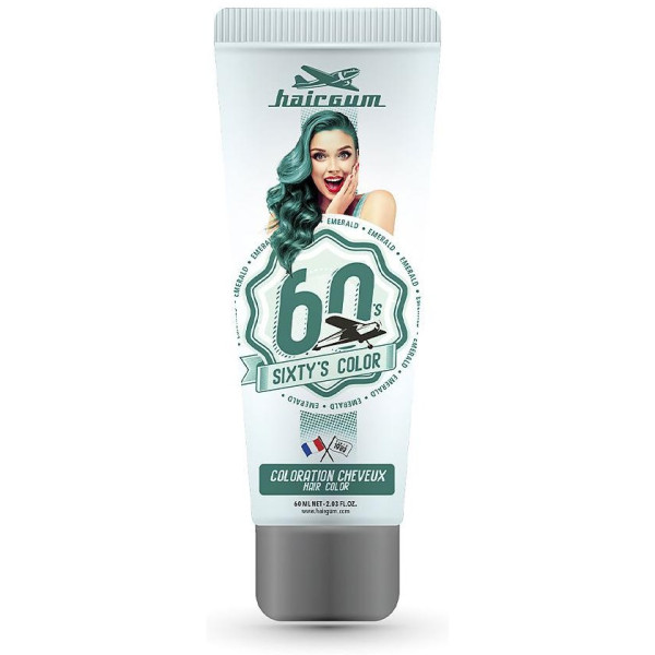 Hairgum Sixty'S Color Tinte Cabello Emerald 60Ml