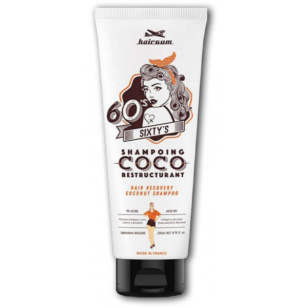 Hairgum Sixty'S Recovery Coconut Shampoo 200Ml