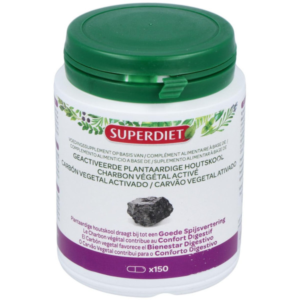 Carbon Vegetal Activado 150Cap. Agbio