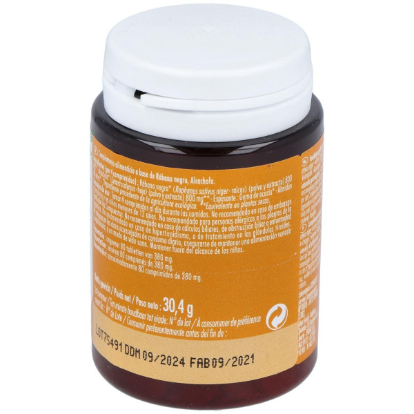 Super Diet Radis Noir Artichaut Bio 80 Comprim?S