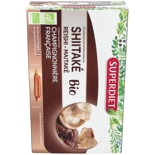 Shitake-Maitake-Reishi Bio 20Amp.