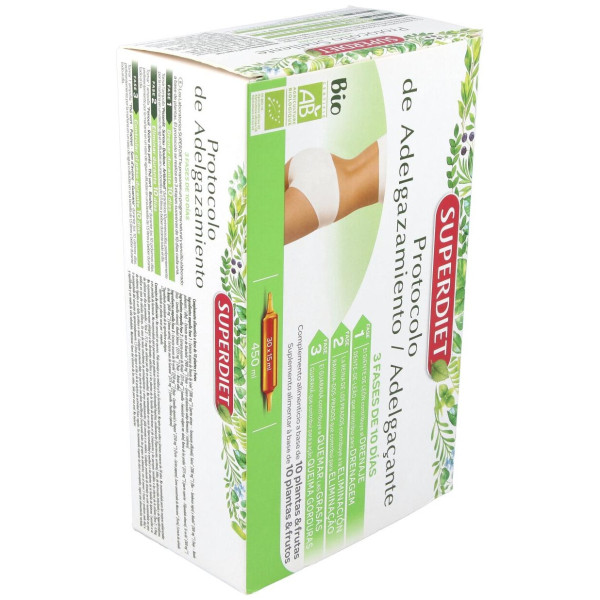 Super Diet Protocole Minceur 30 Ampoules De 15Ml