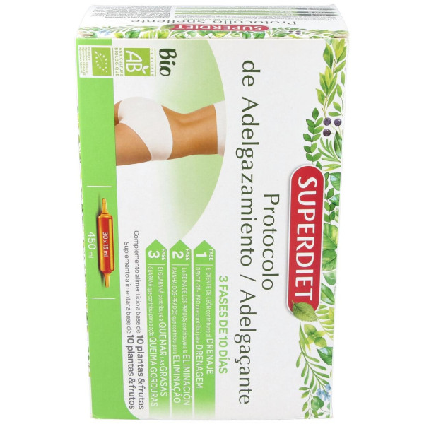 Super Diet Protocole Minceur 30 Ampoules De 15Ml
