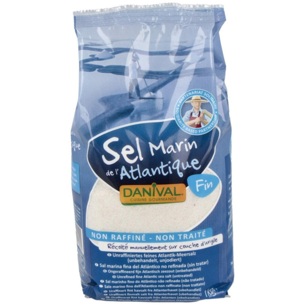 Sal Marina Atlantica Fina Sin Refinar 1Kg.