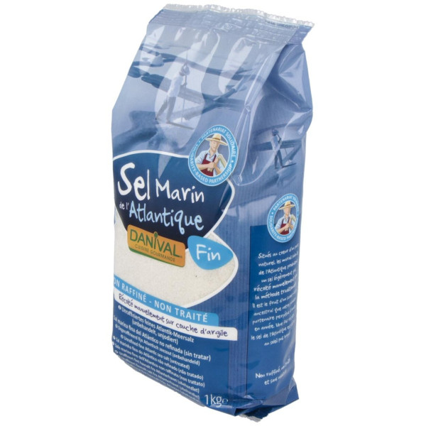 Sal Marina Atlantica Fina Sin Refinar 1Kg.