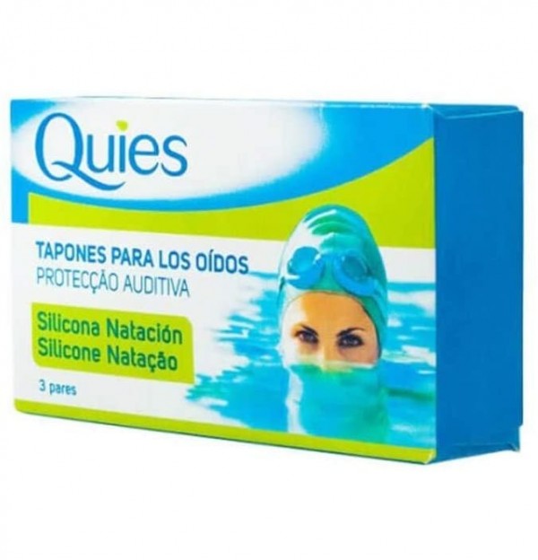 Tapones Oidos Silicona Natacion - Quies (Estandar 6 Unidades)