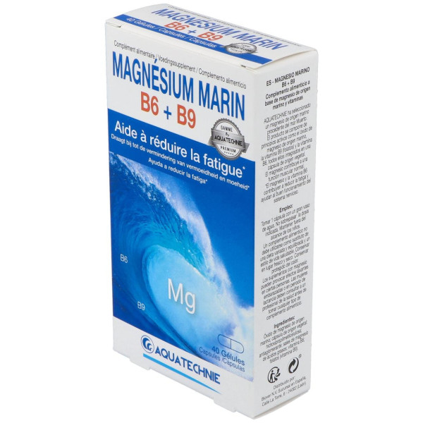 Magnesio Marino+B6+B9 40Cap. Biotechnie 2