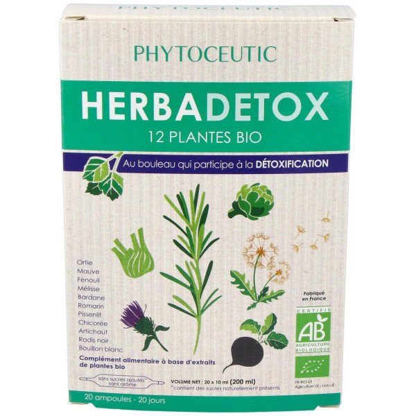 Herbadetox Bio (Herbadraine) 20Amp. Phytoceutic