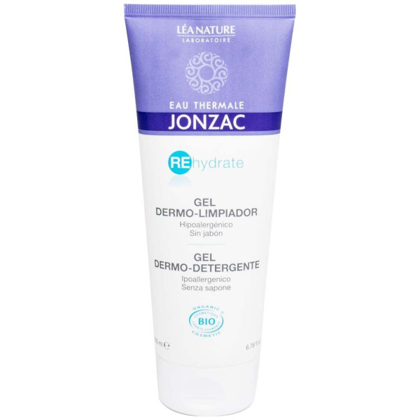 Rehydrate Gel Dermo - Limpiador sin Jabon 200ml. Bio - Jonzac Eco-bio