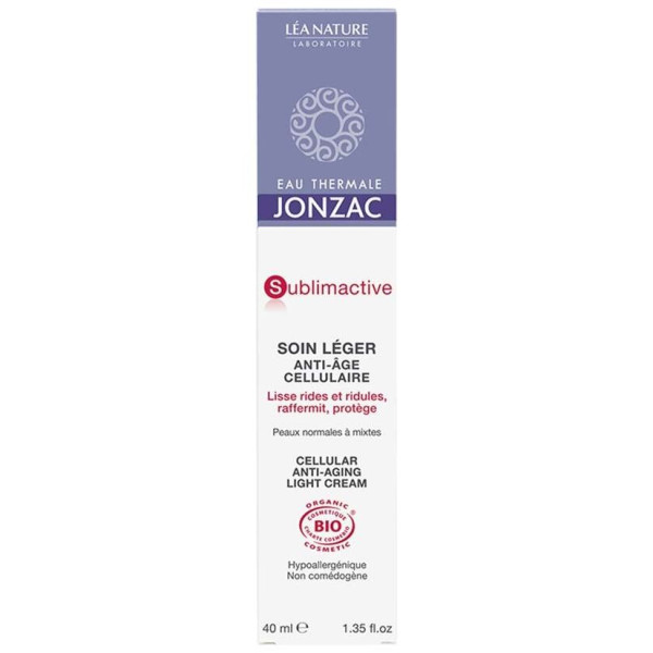 Jonzac Sublimactive Anti Age Crema Ligera 40Ml