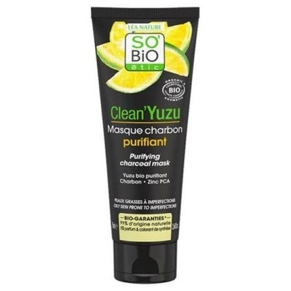 So Bio Etic Clean Yuzu Mascarilla Facial Purificante 75Ml
