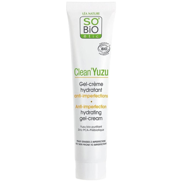 So'Bio Étic Clean Yuzu Crema Gel Hidratante Anti Imperfecci 50Ml