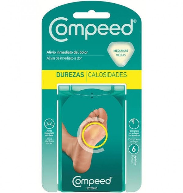 Compeed Durezas - Hidrocoloide (T- Med 6 U)