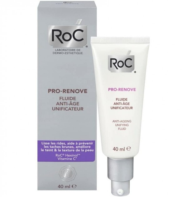 Roc Pro-Renove Fluido Antiedad Unificante (1 Envase 40 Ml)