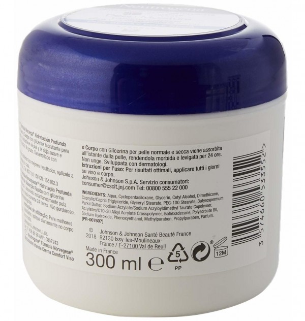 Neutrogena Comfort Balm Hidratacion Profunda - Cara Y Cuerpo (2 Envases 300 Ml)