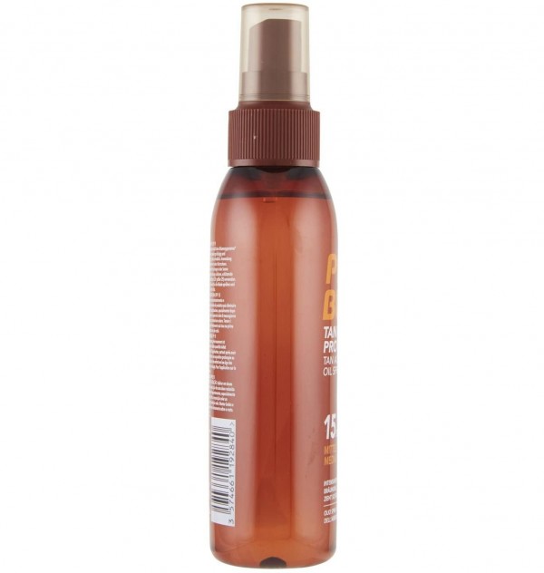 Piz Buin Fps 15 Proteccion Media - Aceite En Spray Solar Acelerador De Bronceado (1 Envase 150 Ml)