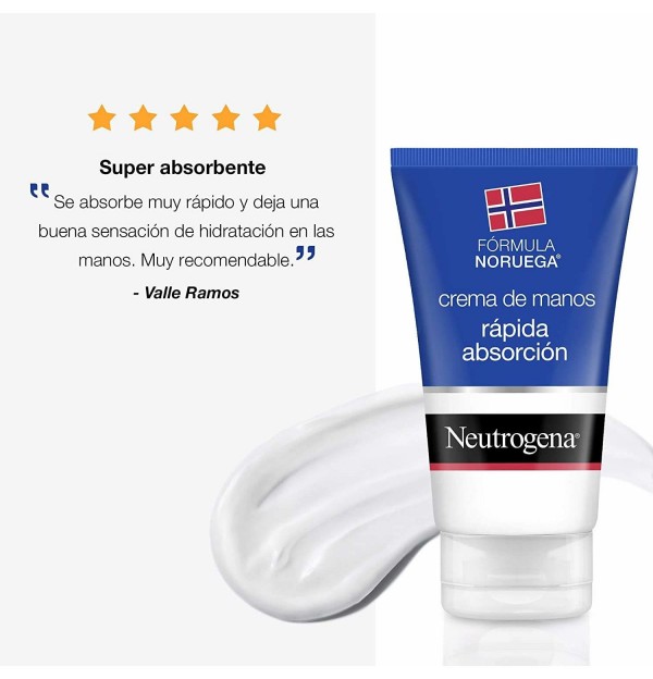 Neutrogena Crema De Manos Rapida Absorcion (2 Unidades 75 Ml)