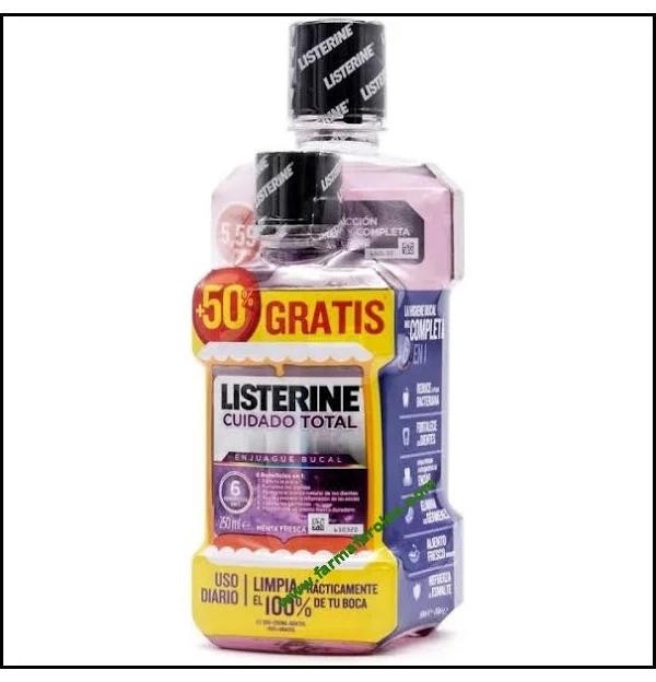 Listerine Cuid T 500+250 Ml (Etiq Pvp)