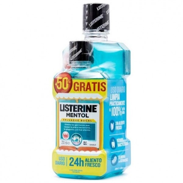 Pack Listerine Colutorio Mentol 500 Ml + 250 Ml