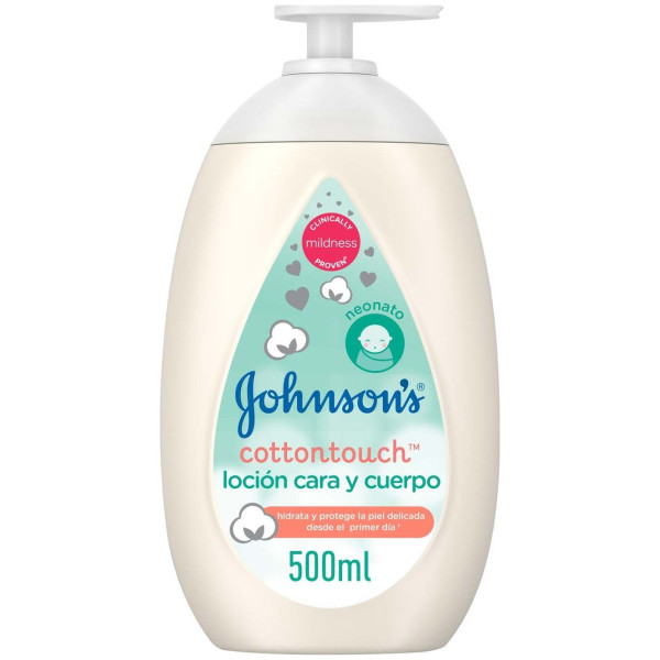Johnson'S Baby Cotton Touch Loción Cara Y Cuerpo 500Ml