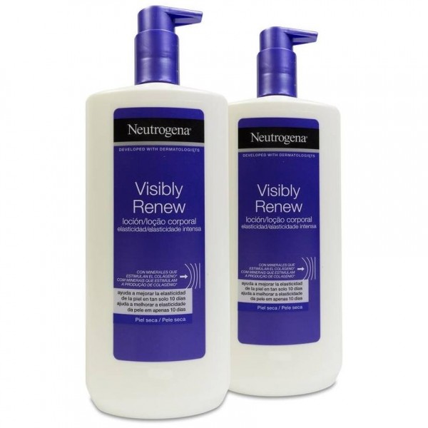 Duplo Neutrogena Visibly Renew Loción Corporal Elasticidad Intensa, 2 Unidades X 750 Ml 2
