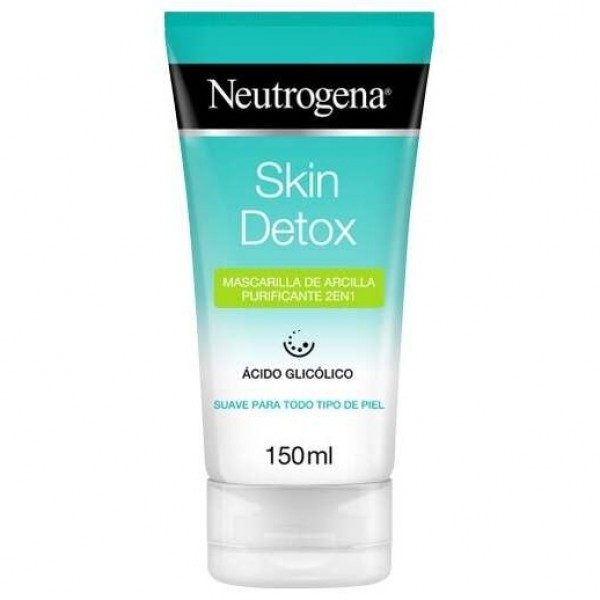 Neutrogena® Skin Detox Mascarilla De Arcilla Purificante 2 En 1 150 Ml