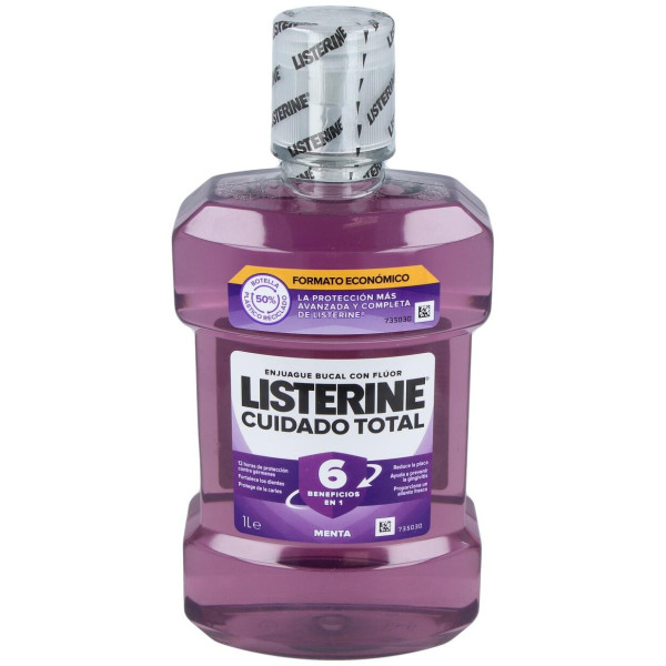 Listerine Cuidado Total Duplo Enjuague Bucal 1L+1L