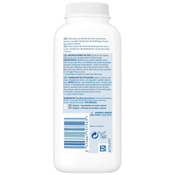 Baby Natural Polvo De Talco 200 Gr